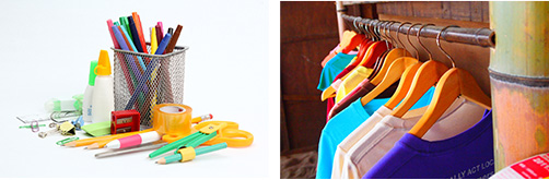 身につけるもの、手に取るもの、目につくものすべてに。